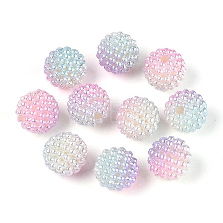 Imitation Pearl Acrylic Beads OACR-T004-15mm-11-1