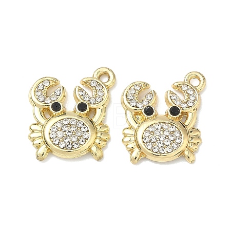 Alloy Crystal Rhinestone Pendants FIND-G108-04A-G-1