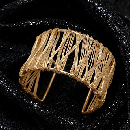 Braided Iron Cuff Bangles WGFA891-07-1