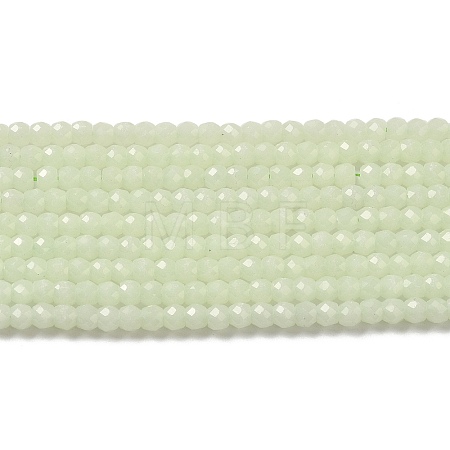 Synthetic Luminous Stone Beads Strands G-C086-01B-08-1