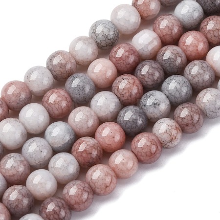Ombre Effect Dyed Glass Beads Strands X-GLAA-T031-01O-14-1