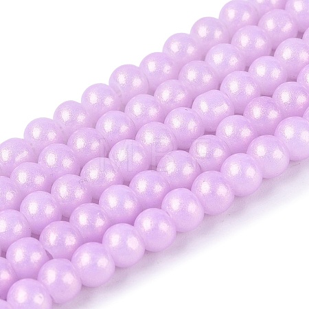 Baking Paint Glass Pearl Beads Strands DGLA-ZX001-05B-09-1