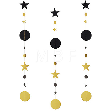 3 Bags Round & Star Paper Hanging Streamers FEPA-TA0001-03-1