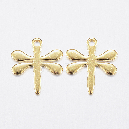 304 Stainless Steel Charms X-STAS-P142-08G-1