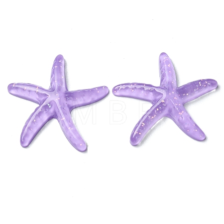 Translucent Resin Sea Animal Cabochons LS-RESI-B016-01E-1