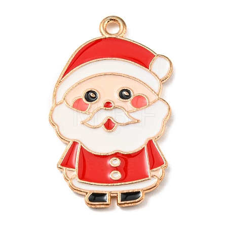Alloy Enamel Pendants ENAM-G218-B07-1