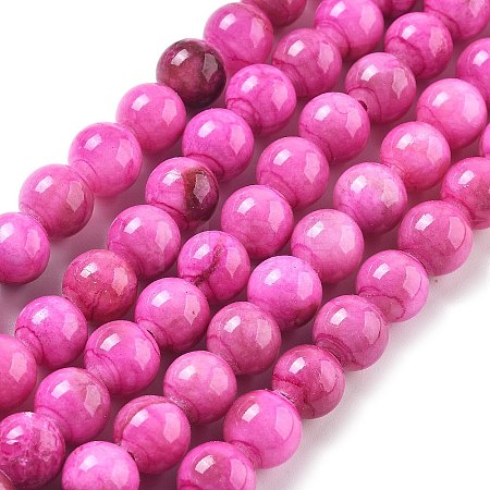 Natural Persian Jade Beads Strands G-A255-A02-02C-1