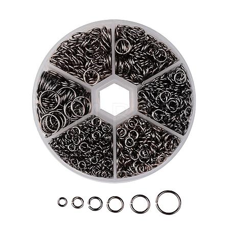 1 Box Brass Open Jump Rings KK-X0068-B-B-1
