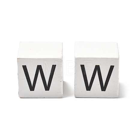 Wood European Beads WOOD-I014-02W-1