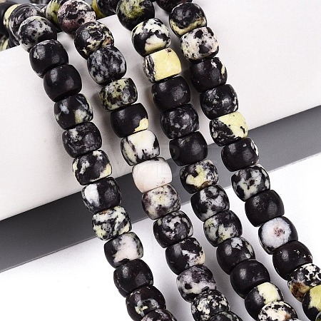 Natural Yellow Turquoise(Jasper) Beads Strands G-Q616-02A-10-1