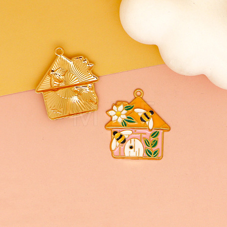 Alloy Enamel Pendants PW-WGEC5E2-06-1