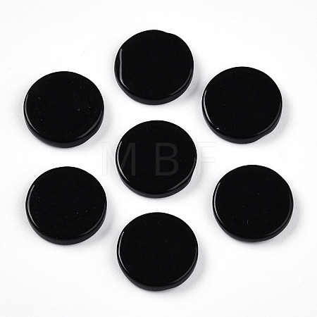Natural Obsidian Cabochons G-T141-33B-1