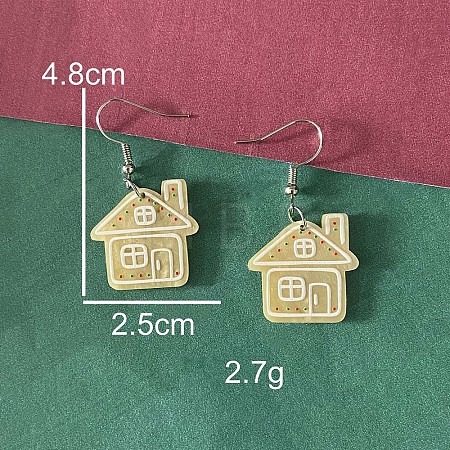 Christmas Acrylic Dangle Earrings FS-WG2A8CC-09-1