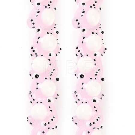 Handmade Lampwork Beads Strands LAMP-P066-07E-1