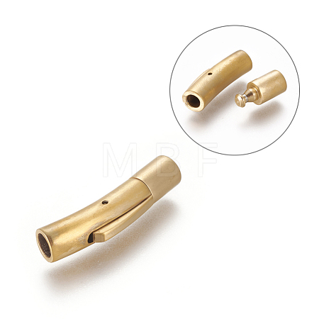 304 Stainless Steel Bayonet Clasps STAS-I013-4mm-MG-1
