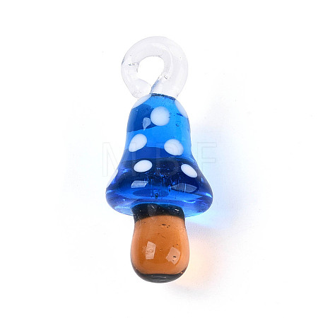 Handmade Lampwork Pendants LAMP-T025-05C-1