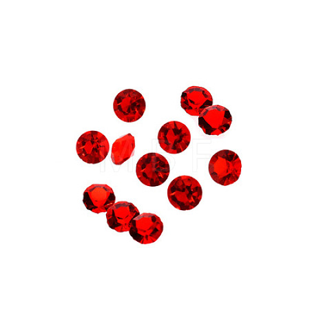 Glass Rhinestone Cabochons GLAA-TAC0005-3mm-01-1