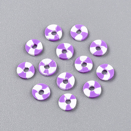 Handmade Polymer Clay Beads CLAY-N012-1D-1