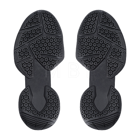 Shoe Repair Synthetic Rubber Shoe Sole Replacement DIY-WH0899-726B-1