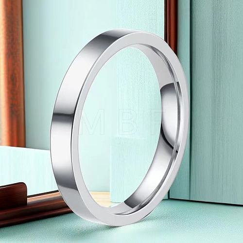 Non-Tarnish Stainless Steel Plain Band Rings FS-WG75602-115-1