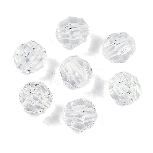 Transparent Acrylic Beads OACR-Q015-02B-1