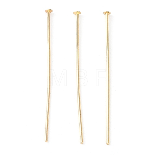 Brass Flat Head Pins KK-N254-47D-G-1