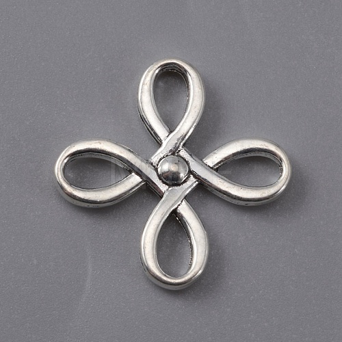 Tibetan Style Alloy Connector Charms FIND-WH0099-99AS-1