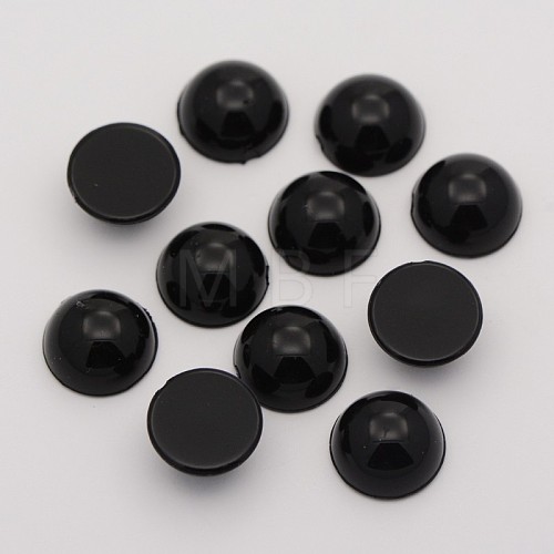 Half Round Acrylic Cabochons SACR-O002-21-18mm-1