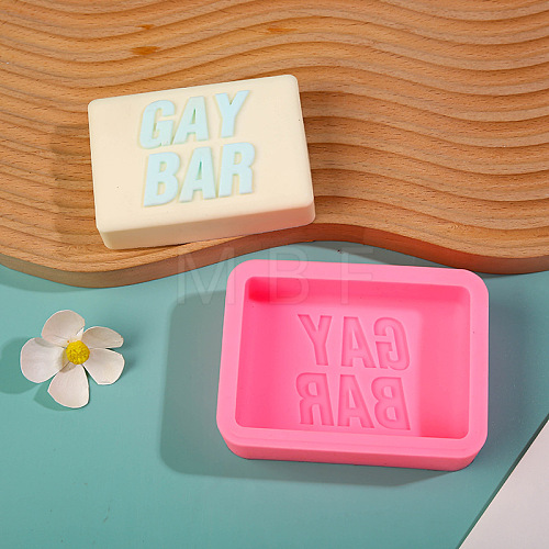 Word Gay Bar DIY Food Grade Silicone Molds PW-WGAF1FF-02-1