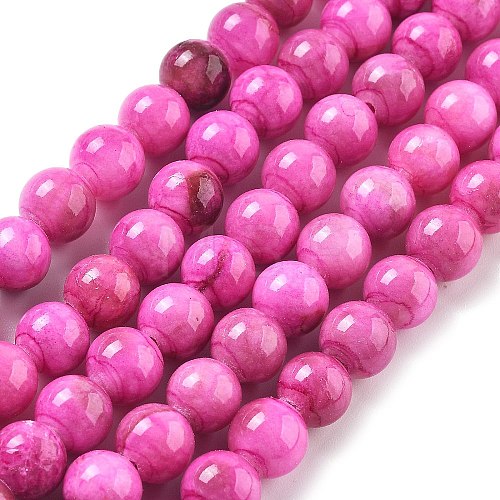 Natural Persian Jade Beads Strands G-A255-A02-02C-1