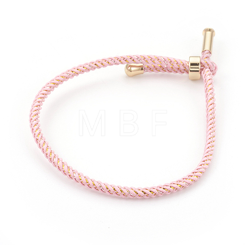 Couple Adjustable Nylon Cord Bracelets BJEW-F362-B02-G-1