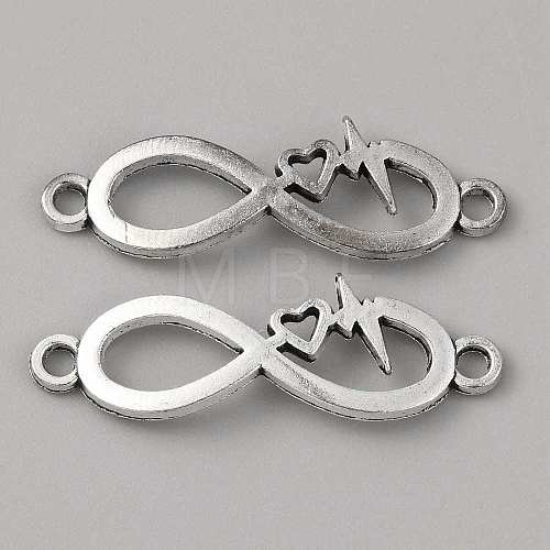 Tibetan Style Alloy Connector Charms FIND-CJC0018-36AS-1