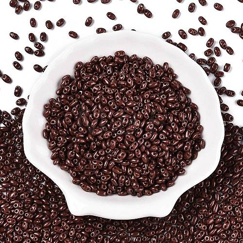 Baking Paint Glass Seed Beads SEED-T006-03V-1