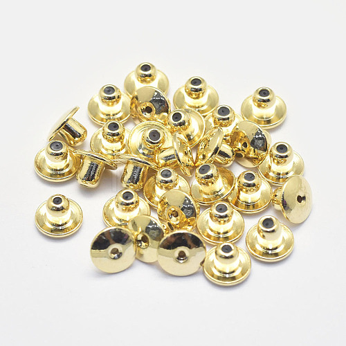 Long-Lasting Plated Brass Ear Nuts KK-K193-150G-NF-1