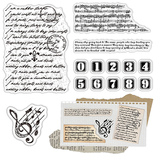 Custom PVC Plastic Clear Stamps DIY-WH0448-0124-1