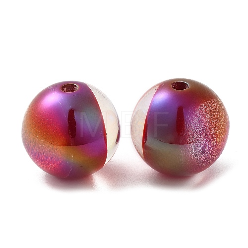 Two Tone Resin Beads RESI-Z015-02B-1