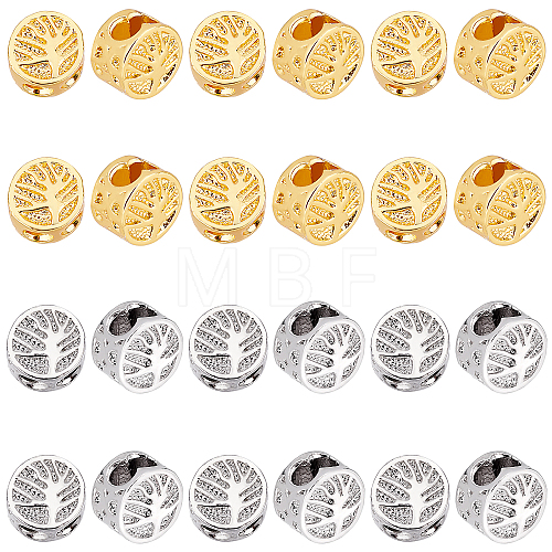   40Pcs 2 Colors Alloy Spacer Beads FIND-PH0005-95-1