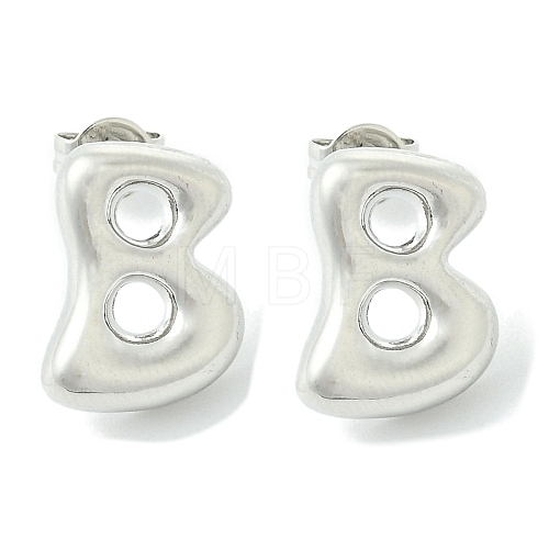 Rack Plating Brass Earrings EJEW-S222-01P-B-1