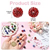 30Pcs Pave Disco Ball Beads RB-YW0001-14O-3