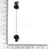 Plastic Beadable Keychain Bar for Jewelry Making DIY Crafts AJEW-C040-01F-1-3