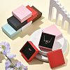 12Pcs 6 Colors Square Cardboard Necklace Boxes CBOX-FS0001-11-5