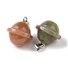 Natural & Synthetic Mixed Gemstone Pendants G-B041-01P-4