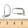 304 Stainless Steel Leverback Earring Findings STAS-P360-02C-P-2