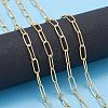 Soldered Brass Paperclip Chains CHC-D025-03G-01-6