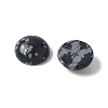 Natural Snowflake Obsidian Cabochons G-Z075-06E-2