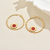 Stainless Steel Hoop Earrings CL1326-2-1