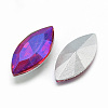 Pointed Back Glass Rhinestone Cabochons RGLA-T020-7x15mm-03-2