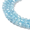 Cubic Zirconia Bead Strands ZIRC-C006-01B-08-4