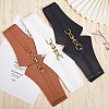 Globleland 3Pcs 3 Colors Imitation Leather Elastic Corset Belts AJEW-GL0002-23-3