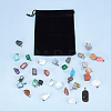 Natural & Synthetic Mixed Gemstone Pendants G-SC0001-36-7